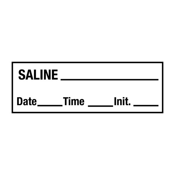 Nevs Saline_mg/ml DTI 1/2 x 500 White w/Black SANT-78 - main